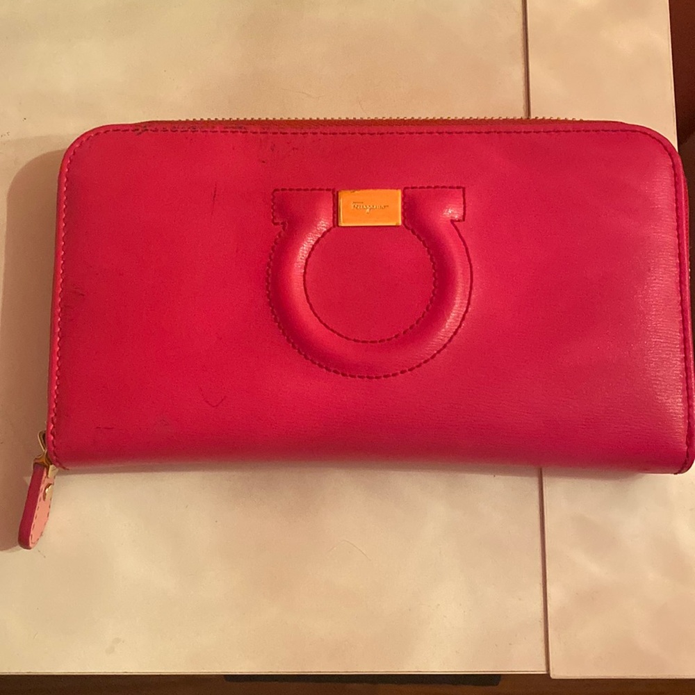 Salvatore ferragamo Bubblegum Pink Wallet